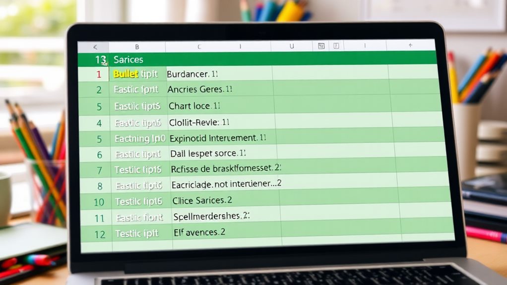 Bullet Points in Excel: How to Add and Format Them for Better Presentation