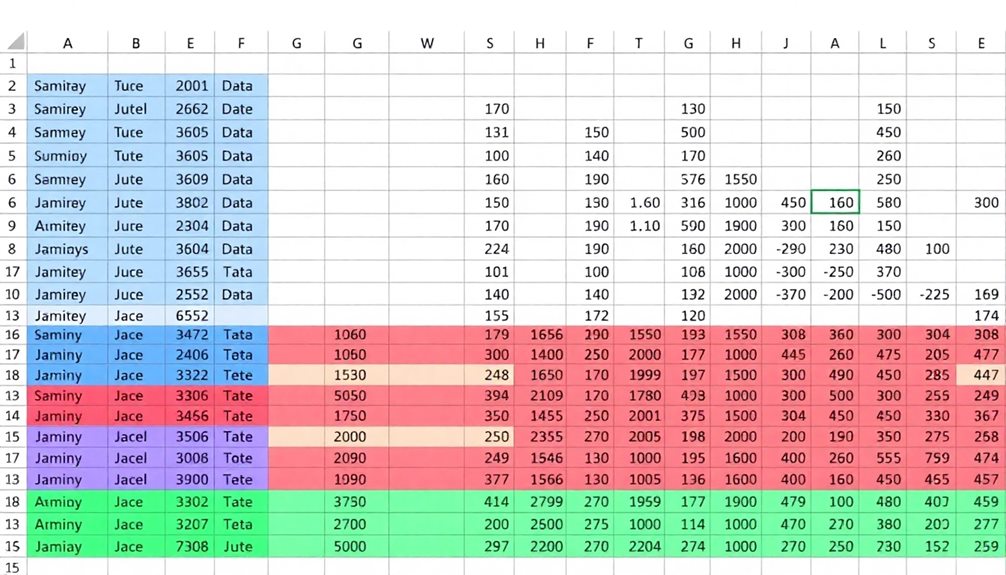 complete row emphasis technique