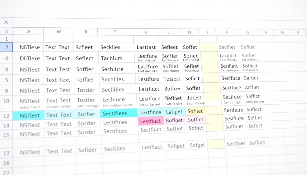 dynamic text flow techniques