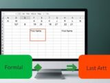 How to Separate First and Last Name in Excel Using Formulas