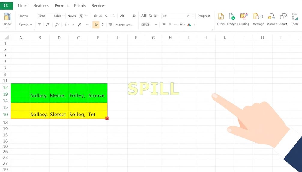 fixing spill errors