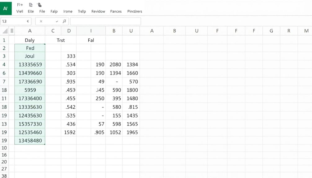 formatted number presentation