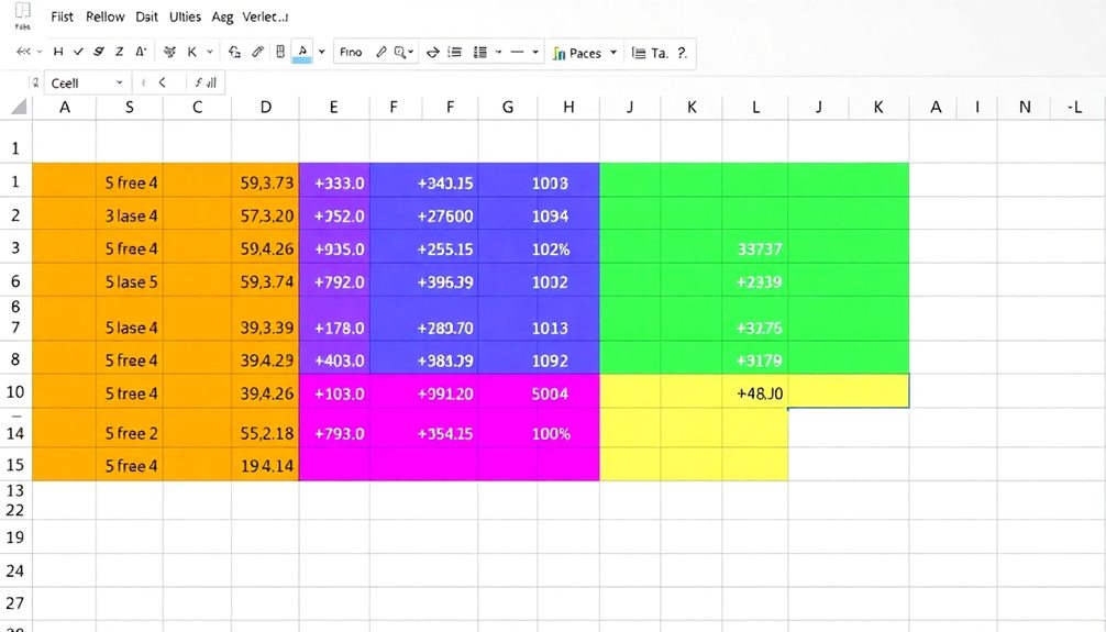 formula based cell merging