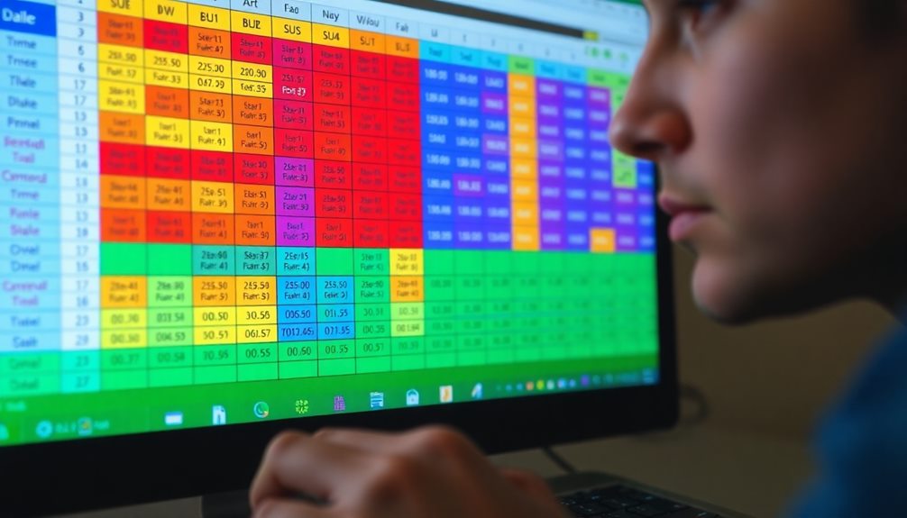 organizing data using formulas