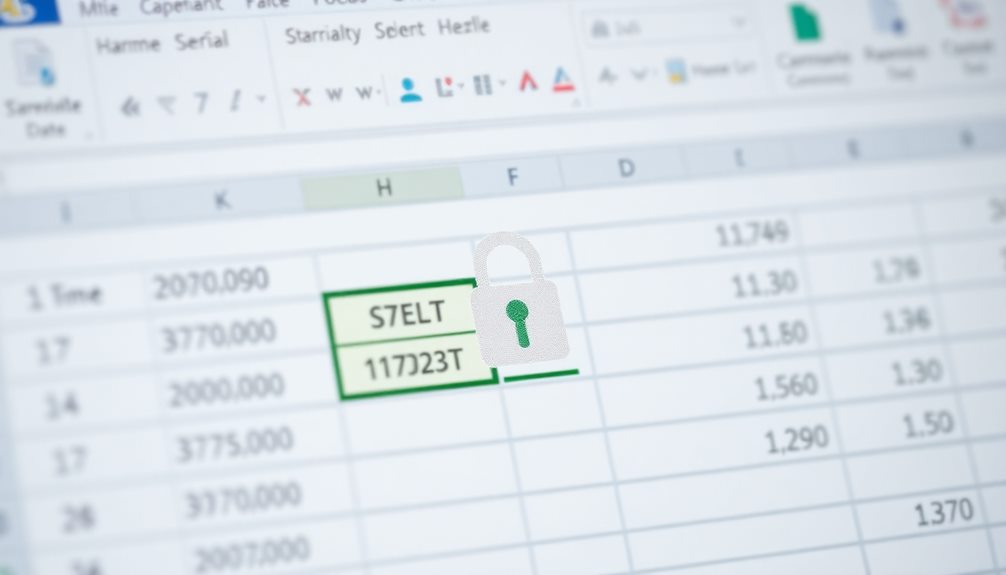 securing spreadsheet data access