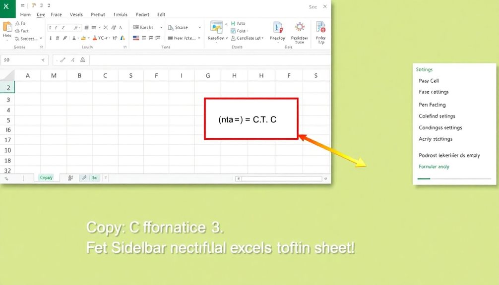 transfer formulas exclude formatting