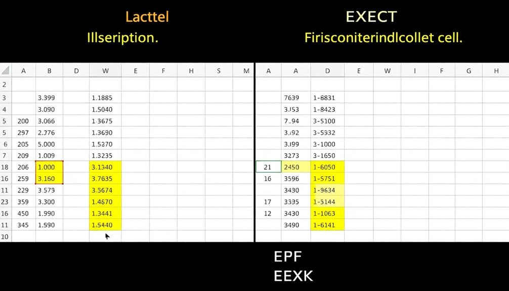 using if and exact