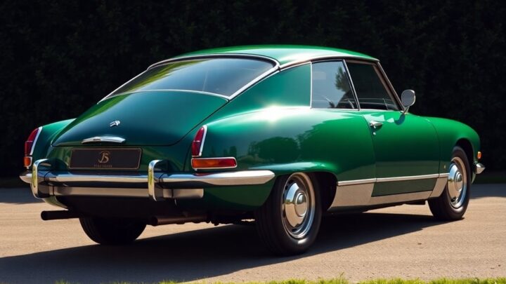 Classic 1971 Citroën DS Converted to Silent Electric Car