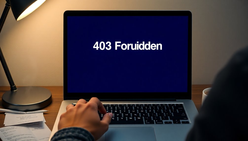 different 403 error messages