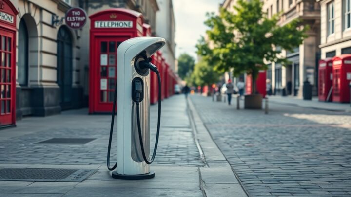 London Is Getting Slick EV Chargers That Vanish When Not in Use