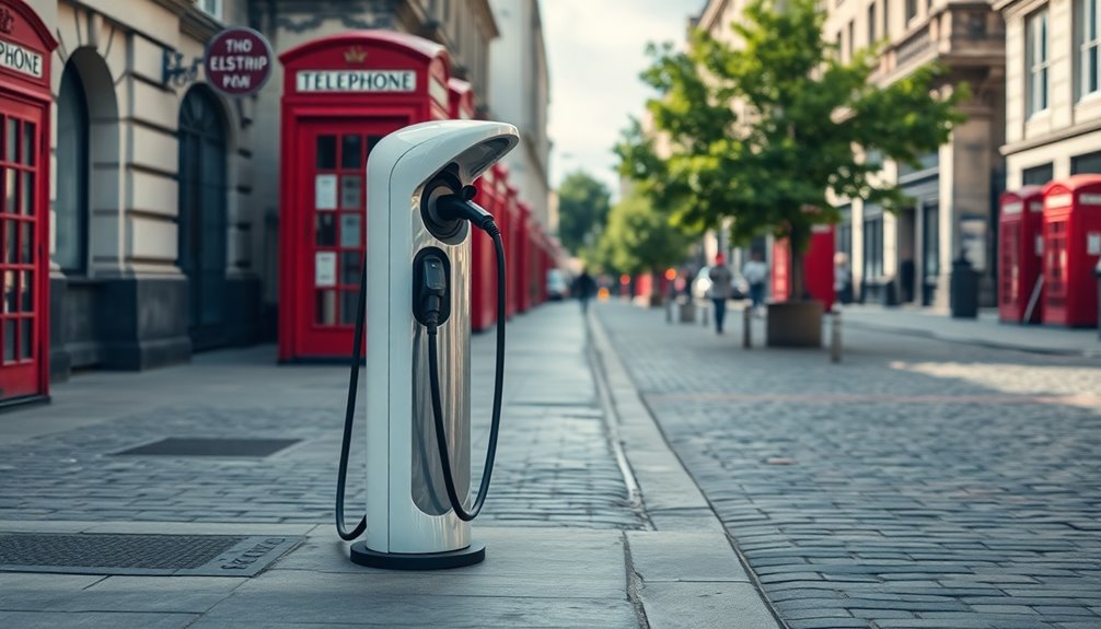 London Is Getting Slick EV Chargers That Vanish When Not in Use