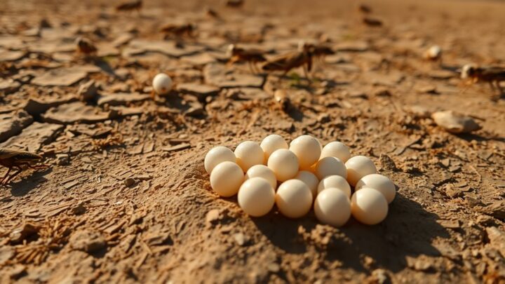 Eggs That Act Like Ticking Time Bombs Allow Brown Locusts to Survive Intense Droughts