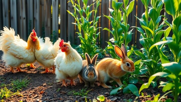 Backyard Chickens Rabbits Soybeans Can Meet Household Protein Demand