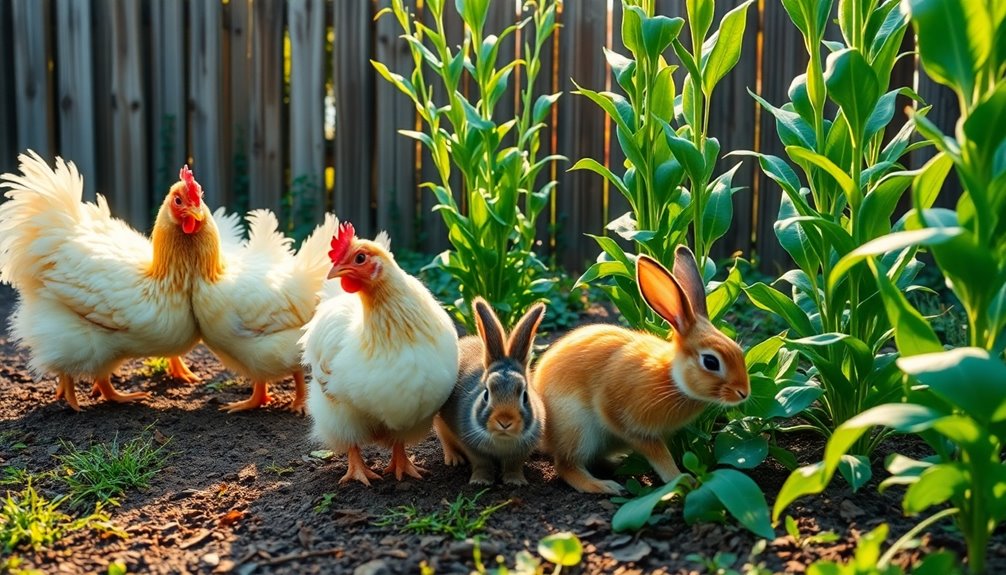 Backyard Chickens Rabbits Soybeans Can Meet Household Protein Demand