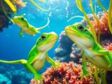 lizards breathe underwater cleverly